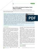 Photocatalytic Synthesis of Tio and Reduced Graphene Oxide Nanocomposite For Lithium Ion Battery