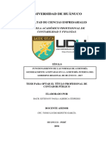 Funcionamiento de Las Normas de Auditoria Generalmente Aceptadas Alberca Cespedes Estefany Paola