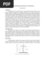 Outrigger-Braced Systems in Tall Buildings: Figure 1: Tension Compression Couple (Lame, 2008)