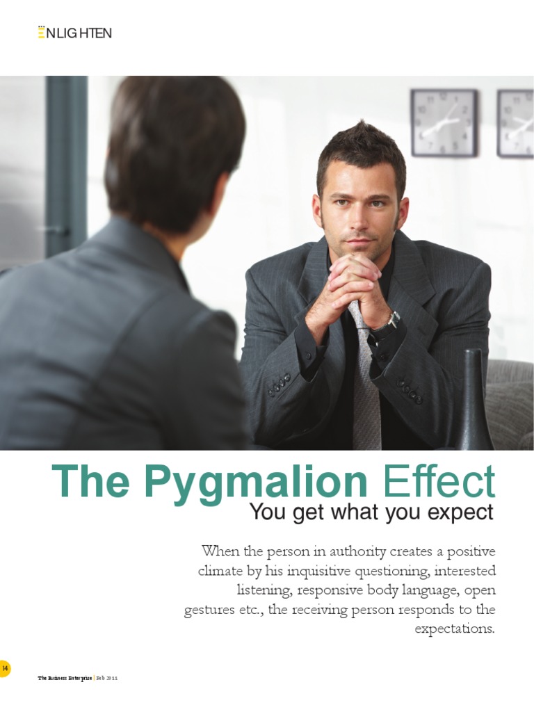 The Pygmalion Effect in Interviews | PDF | Psychological Concepts ...