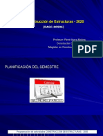 Calendario de Pruebas Construccion de Estructuras 2020