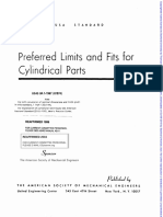 And Cylindrical: Preferred Limits Fits For Parts