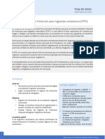 Estatuto Temporal de Protección para migrantes venezolanos (ETPV)