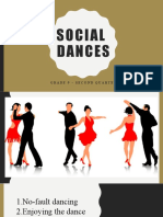 Social Dances: Grade 9 - Second Quarter