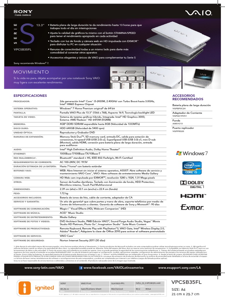 Activar webcam sony vaio windows 7 sale