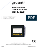 PMS-90R: User Manual For Data Recorder