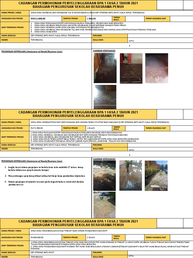 Template Permohonan Peruntukan Bpa 1 Fasa 2 Pdf