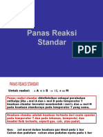 Panas Reaksi Standar