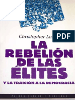 La Rebelión de Las Élites y La Traición a La Democracia by Christopher Lasch (Z-lib.org)