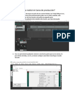 Cómo realicé mi tarea de producción