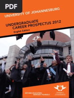 Download University of Johannesburg Career Prospectus ENGLISH - 2012 by UJAccountancy SN49383135 doc pdf