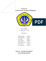 Makalah Teori Portofolio Dan Investasi Beresiko