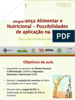 Segurança alimentar e nutricional na ESF