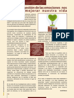 Artículo "La Buena Gestión de Las Emociones Nos Ayuda A Mejorar Nuestra Vida" Por Jordi Simon