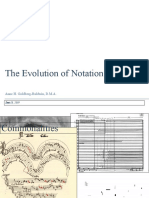 The Evolution of Musical Notation from Neumes to Modern Staff