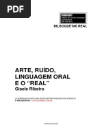 arte,ruido,linguagem oral e o real.GISELE.RIBEIRO.www.bilboquet.es