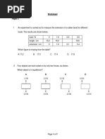 1 General Physics - 1.5 Forces (Part 2) - Worksheet - Paper 2