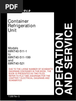 Container Refrigeration Unit: Models 69NT40-511-1 To 69NT40-511-199 and 69NT40-521