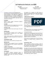 Estructura y Normas Publicacion Artículo IEEE 2015