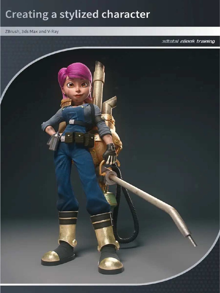 Creating Stylized 3D Characters in ZBrush | PDF | Texture Mapping ...