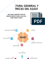 Mapa Mental Estructura General SGSST