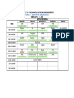 Feb 8-12 Schedule