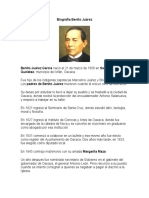 Biografía Benito Juárez