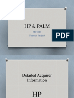 HP & Palm: MT5011 Finance Project