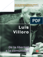 Villoro Luis - De La Libertad a La Comunidad (1)