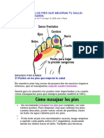 21 Puntos en Los Pies Que Mejoran Tu Salud