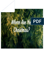 Where Are You Christmas Title Slide