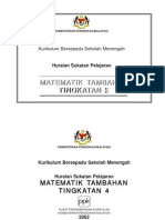 Matematik - Matematik Tambahan Tingkatan 4