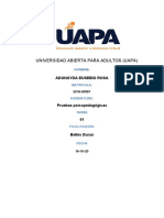 Tarea 01 de Pruebas Psicopedagógicas