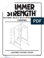 ' (OHDPR8) : Olympic Heavy Duty Power Rack 8