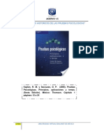 Antecedentes - Históricos - de - Las - Pruebas - Psicométricas TÉCNICAS DE EVALUACIÓN DE LA PERSONALIDAD INFANTIL