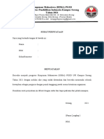 HIMA PGSD UPI Serang Surat Pernyataan 2021