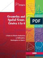 Guide Geometry Spatial Sense 456
