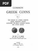 Download Common Greek coins Vol I The coinage of Athens Corinth Aegina Boeotian league Alexander the Great Achaean league and Lycian league  by A W Hands by Digital Library Numis DLN SN49385241 doc pdf