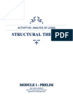 MODULE 1 - Activity #1; Analysis of Load