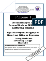 FILIPINO 11 - Q1 - Mod5
