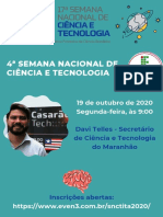 4 Semana Nacional de Ciência e Tecnologia Do IFMA Campus Itapecuru-MIRIM