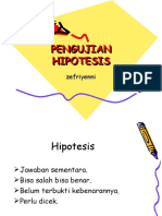 PENGUJIAN HIPOTESIS