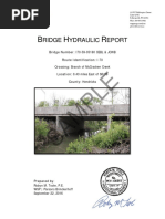 Sample Hydraulics Scour Report