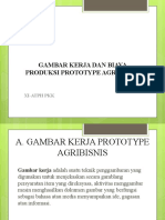 Gambar Kerja Dan Biaya Produksi Prototype Agribisnis