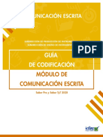 Guía de codificación Comunicación Escrita