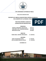 Benemérita Universidad Autónoma de Puebla.: Licenciatura en Arquitectura