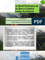 Modul Rawa Gambut - Toksisitas Hasil Pembakaran Lahan Rawa Gambut Terhadap Kesehatan - 2019