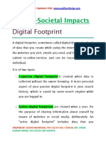 Unit-4-Societal Impacts: Digital Footprint