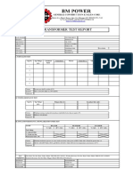 Transformer Inspection and Test Forms