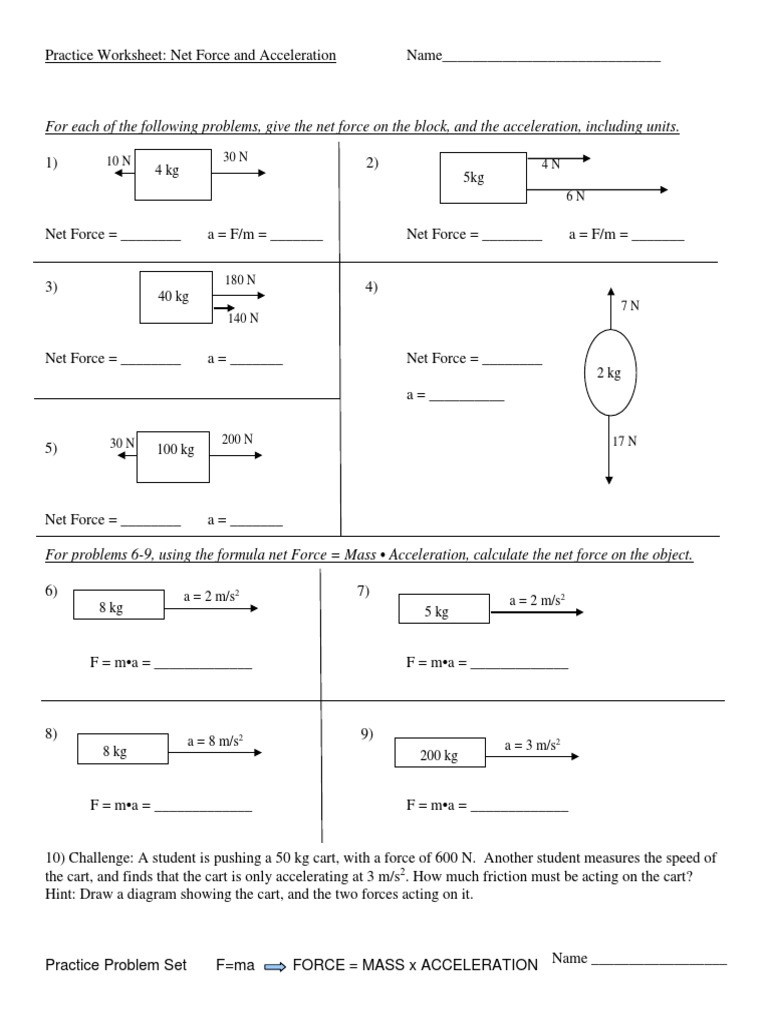 worksheet-forcesnn-pdf-force-mass